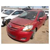 2008 Toyota Yaris JTDBT903981228888 Red