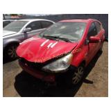 2014 Toyota Prius C JTDKDTB38E1073818 Red