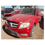 2013 Mercedes GLK-Class WDCGG5HB5DF952342 Red