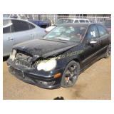 2007 Mercedes C-320 WDBRF52H97F860359 Black