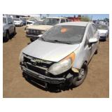 2014 Kia Rio KNADM5A36E6333641 Silver
