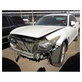 2013 Infiniti FX37 JN8CS1MUXDM141431 White