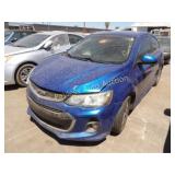 2018 Chevrolet Sonic 1G1JD5SH2J4115985 Blue