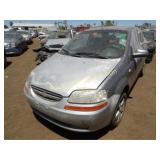 2006 Chevrolet Aveo KL1TG56696B579088 Gray