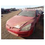 2005 Honda Accord 1HGCM82605A003453 Red