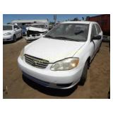 2004 Toyota Corolla 2T1BR32E34C271008 White