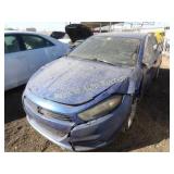 2015 Dodge Dart 1C3CDFBBXFD404786 Blue