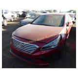 2015 Hyundai Sonata 5NPE24AF8FH136639 Red