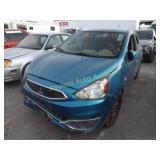 2019 Mitsubishi Mirage ML32A3HJ8KH013641 Teal