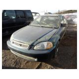 1997 Honda Civic JHMEJ657XVS015322 Green