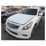 2011 Infiniti G37 JN1CV6APXBM300138 White
