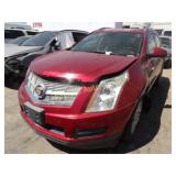 2012 Cadillac SRX 3GYFNAE34CS570059 Red