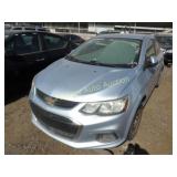 2018 Chevrolet Sonic 1G1JA5SH2J4116207 Silver
