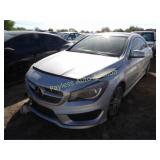 2016 Mercedes CLA-Class WDDSJ4EB1GN331616 Silver
