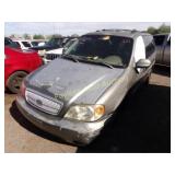 2004 Kia Sedona KNDUP131946574266 Silver