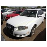 2007 Audi A4 WAUAF78E17A110116 White