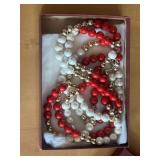 Vintage multi-strand beaded necklaces