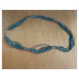 Turquoise beaded necklace
