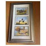 Wildlife and landscape art prints framed