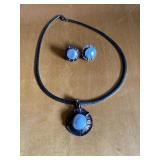 Sterling Silver Necklace & Earrings w/ Appraisal *