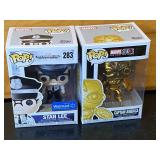 Funko Pop Stan Lee & Golden Captain America