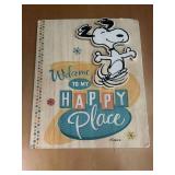 Snoopy Welcome to my Happy Place Sign