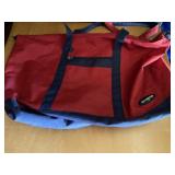 Red and Navy Samsonite Canvas Yacht Travel Tote