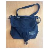 Nuoyang casual black canvas shoulder bag