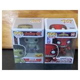 Funko Pop Hulk & Venom Pool with phone
