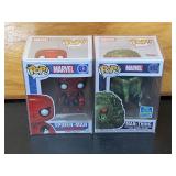 Funko Pop Marvel Spiderman & Man Thing 2019 SDCC