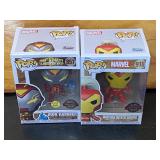 Funko Pop Marvel Iron Hammer SE GITD & Iron Man