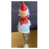 Vintage Mrs. Claus wind chime