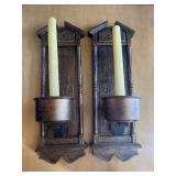 Syroco Colonial home decor Candle Holders
