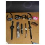 Assorted Watches Lot & Fossil Watch