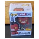 Funko Pop Marvel Red Hulk GITD Chase Variant