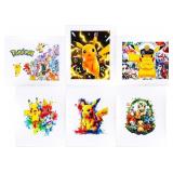 6 pc Collection - POKEMON 'PIKACHU FAMILY' Fine