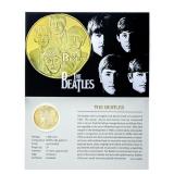 The Beatles - 24kt Gold/Foil Collectible Medallion