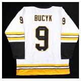 Johnny Bucyk Signed Custom Replica Jersey Inscribe