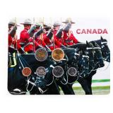 Canada Coins Royal Canadian Mounted Police Display