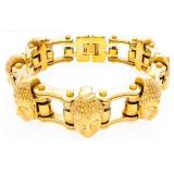24kt G.P. /Stainless Steel Bracelet -' SAKYAIUNI