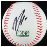 Nick Diaz Signed OL Baseball (JSA)