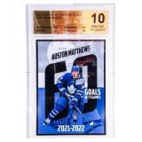 Giant Card Slab 'Auston Matthews' 2021-2022 Seas