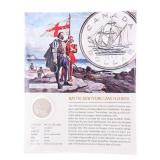 1949 Canada Silver Dollar -Art Card Display NFLD.