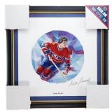 Hand Signed by 'Serge Savard'Framed Canvas Litho