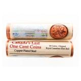 Canada 2012 One Cent Coins - Lot 2 Rolls Final Run