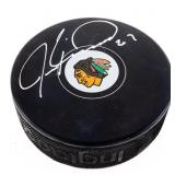 Chicago Black Hawks Logo Puck - Autographed 'Jere