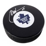 Toronto Maple Leafs Logo Puck - Autographed 'Brad