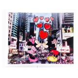 'Falling in Love' Mickey & Minnie Mouse Fine Art