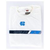 Nike Team Vintage Carolina White T Shirt Logo Size