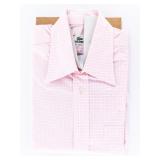 Lacoste Sport Shirt Pink Check Size 40 Euro